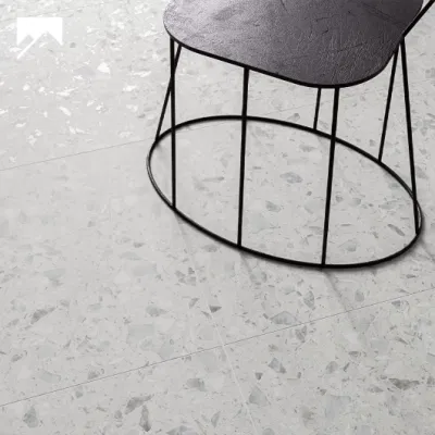 24X48&quot; Cream Terrazzo Soft Gloss Surface Porcelain Wall Tile