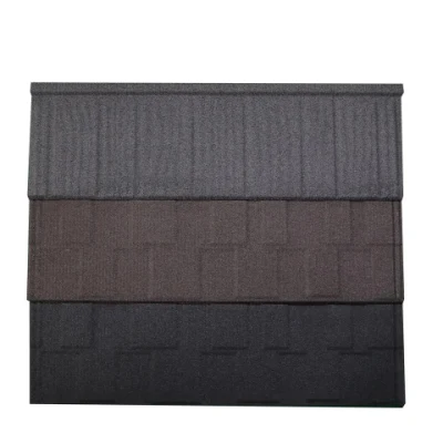 Factory Supply Concrete Roof Tiles Construction Material Stone Coated Metal Roof Tile