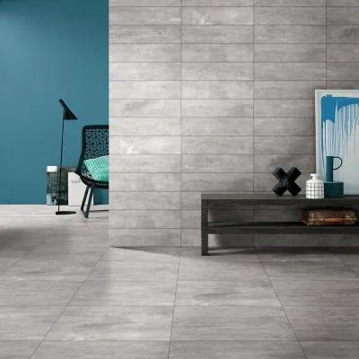 Anti-Slip Wood Concrete Stone Tile Floor and Wall Tile (OTA603-CINDER)