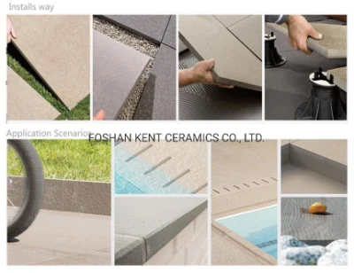 600*600mm Matt Surface Grey Marble Design Porcelain Floor Tile Thick Tile