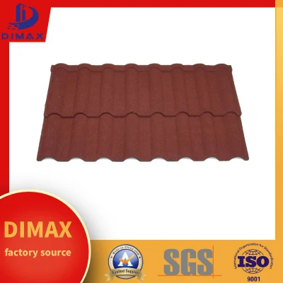 China Factory Lightweight Roofing Materials Steel Sheet Colored Stone Coated Galvanum Roof Tile