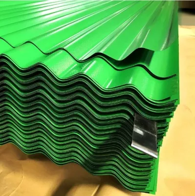 Fast Delivery Metal Galvanized Roofing Sheet Zinc Color Coated Corrugated Steel Sheet 0.15*1500mm PPGI Steel Corrugated Metal Panels Roof Tile for Wall Sheet
