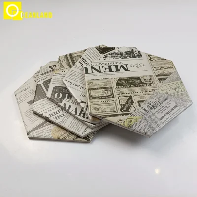 Porcelain Floor Wall Bathroom Kitchen Black White Hexagon Tile