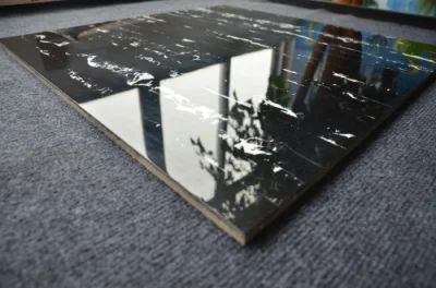 Wholesale Cheap Price Glazed Porcelain Black and White Floor Tiles