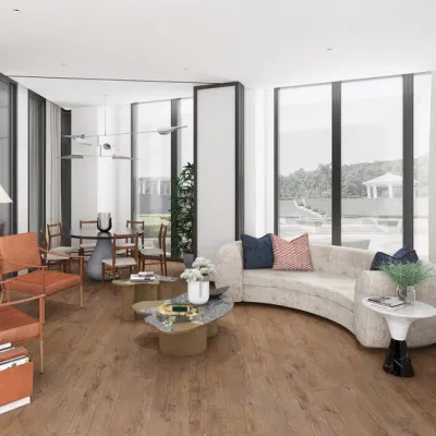 Antislip Click Lvp Lvt Spc Plastic Flooring Plank Luxury Vinyl Tile
