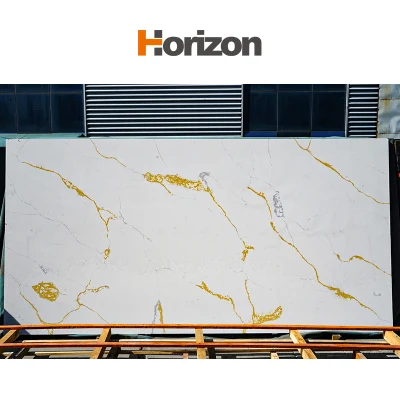 Horizonwall Tile for Bathroom Wall Modern Patternwhite Quartz Pricequartz Stone Slab