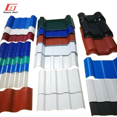 Lightweight Apvc Plastic Roof Wall Tiles Design for Bangladesh House Roofing