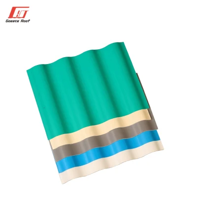 Lightweight Apvc Plastic Roof Wall Tiles Design for Bangladesh House Roofing