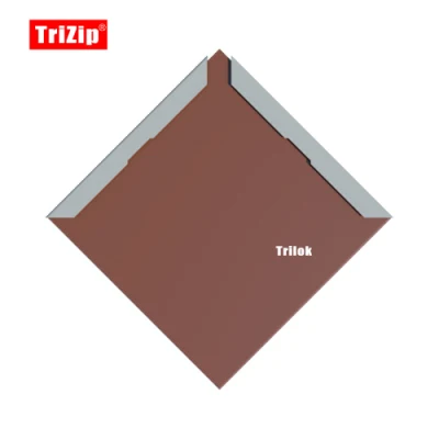 Trilok Metal Interlocking Roofing, Wall Cladding, Facade Square Shingle Tile - Td191