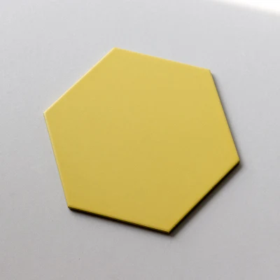 Colorful Glaze Kitchen Bathroom Anti-Slip Matte Ceramic Hexagon Floor Tiles