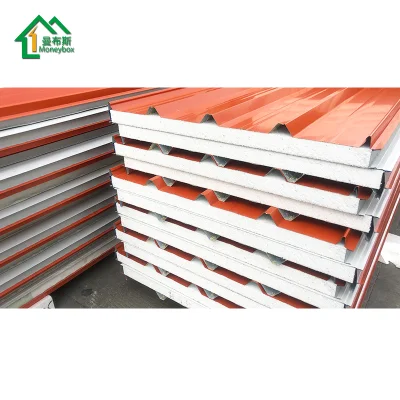 Insulated EPS PU Rockwool Roofing Tile Sandwich
