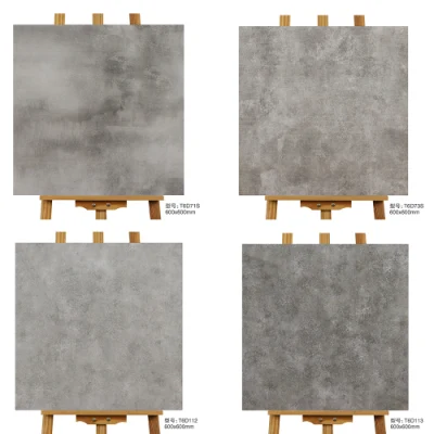 600X600 Porcelain Floor Cement Look Ceramic Wall Tile