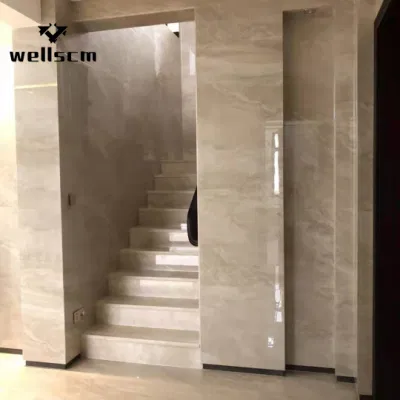 Beige Stone Floor 12X12 Bathroom Ceramic Flooring Tile for Kitchen