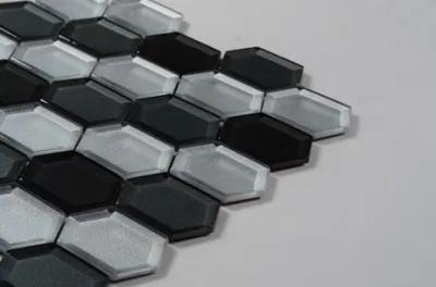 Mixed Color Cold Spray at The Bottom Mosaic Tiles