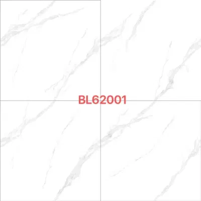 White Polished Marble Ceramic Floor Wall Tile