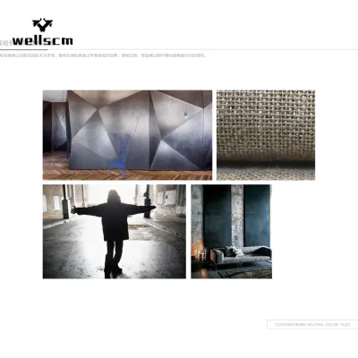 The Original Stone Grain Gray Floor Tile 600X1200 Sitting Room Toilet Skid-Proof Floor Tile