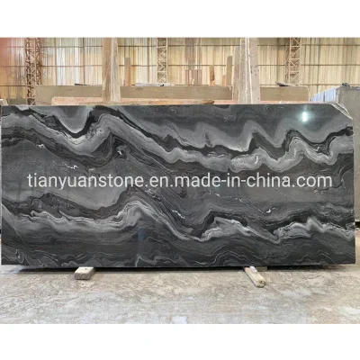 Natural Stone Grey Marble Tile for Kitchen/Bathroom Flooring