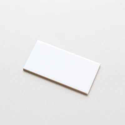 China Made Matte Bright Light Backsplash Tile Kitchen Bathroom Simple Ceramic Wall Tiles