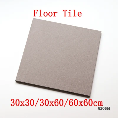 Floor Tile Matt Surface Porcelain Rustic Tile Full Body Black/White Tile 600*600mm