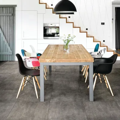Wood Concrete Stone Tile Flooring Tile Glazed Porcelain Tile (OTA604-COAL)