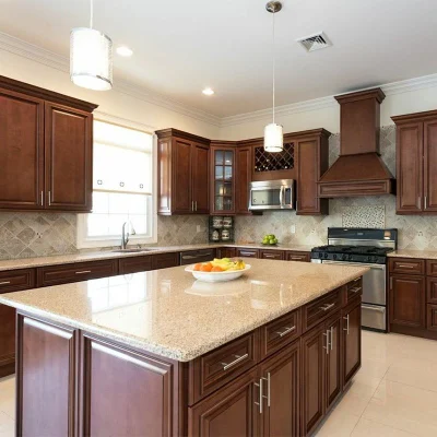 Classic Kitchen Cupboard Solid Wood Cabinets Kitchen for an Old Style Home