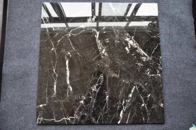Factory Price Interior Home Decorative Black Porcelain Ceramic Floor Tile