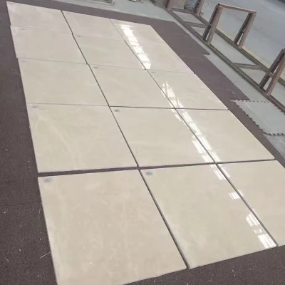 Hot Selling Beige Cream Marble Hotel Floor Tiles Interior Wall Cladding Marble Tiles Kitchen