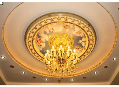 Banruo Faux Wood Like Flower Ceiling Panel Board Ceiling Tiles