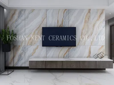Jazz White Multi-Grain Polish Large Board Full Body Marble Flooring Wall Porcelain Tile