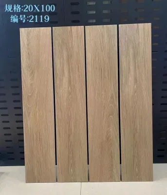 Best Quality Latest Design Glazed Porcelain Wooden Plank Tile 200 X 1000 mm for Wall and Floors