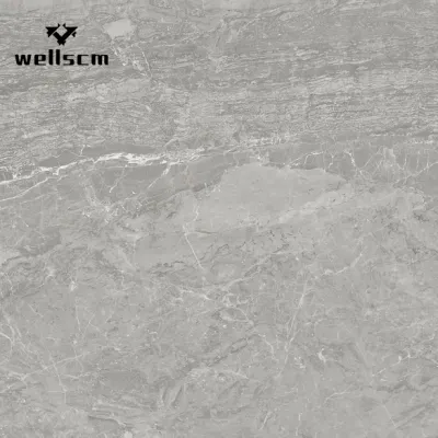 Non Slip Industrial Kitchen Porcelain Floor Tile Light Grey Cement Look Full Body Gray Rustic Tile