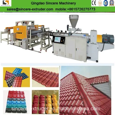 PVC Resin Roofing Sheet/Tiles Extrusion Making Machine