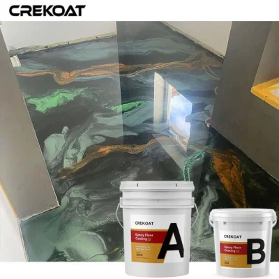 Best Polyaspartic Grey Metallic Epoxy Floor for Ceramic Tile