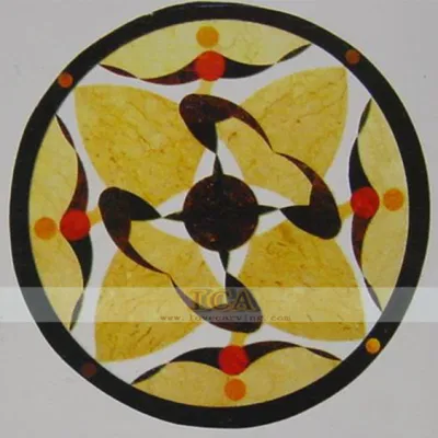 Vintage Style Classic Pattern Floor Tile Stone Marble Floor Tile
