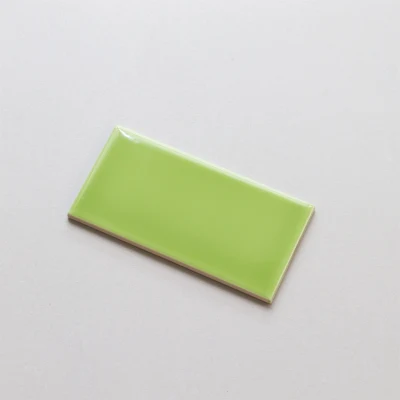 China Made Matte Bright Light Backsplash Tile Kitchen Bathroom Simple Ceramic Wall Tiles