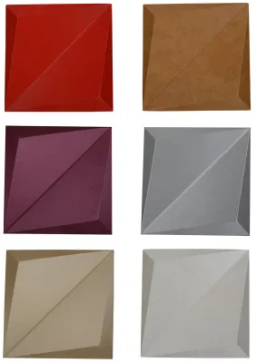 Hot Selling Three-Dimensional Wall Decoration Materials Soft Leather Wall Panel