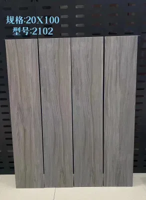 Best Quality Latest Design Glazed Porcelain Wooden Plank Tile 200 X 1000 mm for Wall and Floors