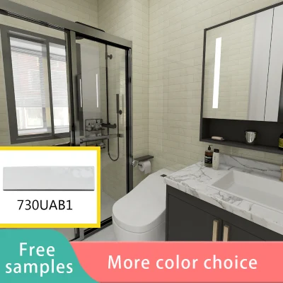 2021 Hot Selling Pure Beige Color 3D Glaze Tile White Wavy Subway Tile for Interior Wall