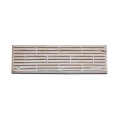 2021 Hot Selling Pure Beige Color 3D Glaze Tile White Wavy Subway Tile for Interior Wall