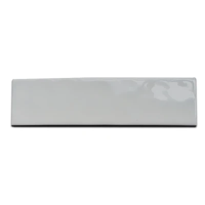 2021 Hot Selling Pure Beige Color 3D Glaze Tile White Wavy Subway Tile for Interior Wall