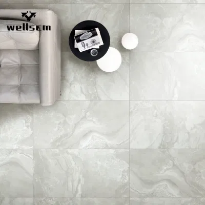 The Newest Large Polished Slab Tiles Grey Marble Glazed Glossy 600X1200mm Extra Big Slab Floor and Wall Porcelain Tiles