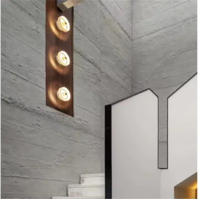 Soft Stone Green Flexi Clay Cladding Mcm Travertine Tiles of House Exterior Stone