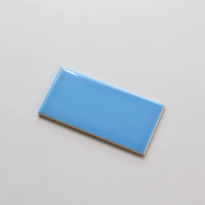 China Made Matte Bright Light Backsplash Tile Kitchen Bathroom Simple Ceramic Wall Tiles