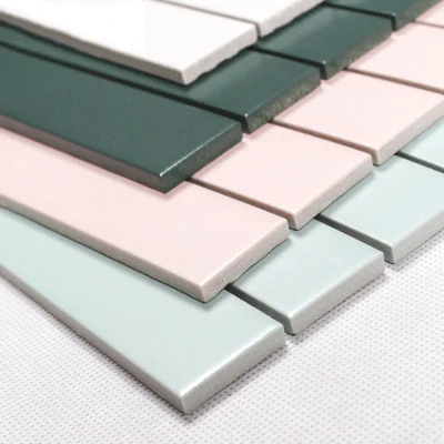 Bfp Factory Price Greece Thassos Pure Color Waterjet Floor Tiles Long Strip ceramic Tile Mural Tile Marble Mosaic Tile