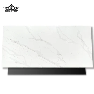 5053 Impression Kitchen Cabinet Countertops Island Worktop Table Tops Black Bathroom Vanity Wall Panels Artificial Stone Slab Quartz Tiles