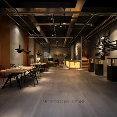 Dark Brown Kitchen Non Slip Matte Ceramic Tiles Floor