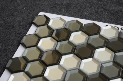 European Style Coffee Shops Decoration Glass Mosaic Tile