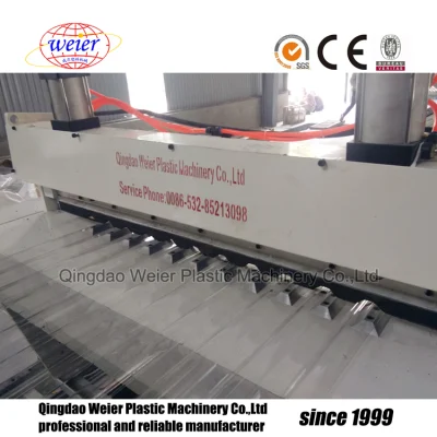 Plastic Pet PC Transparent Corrugated Roof Sheet Extrusion Making Machine
