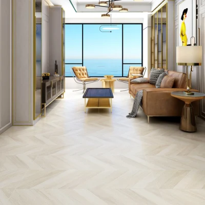 China Bathroom Rustic Ceramic Wood Look Floor Tiles Flooring in Foshan