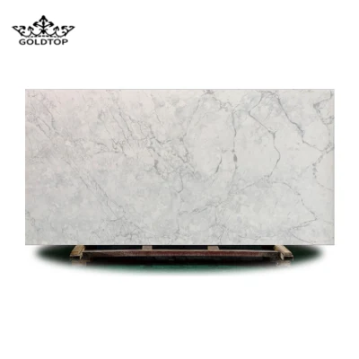 6088 Hermes Kitchen Cabinet Island Bathroom Vanity Countertops Artificial Stone Slab Quartz Tiles